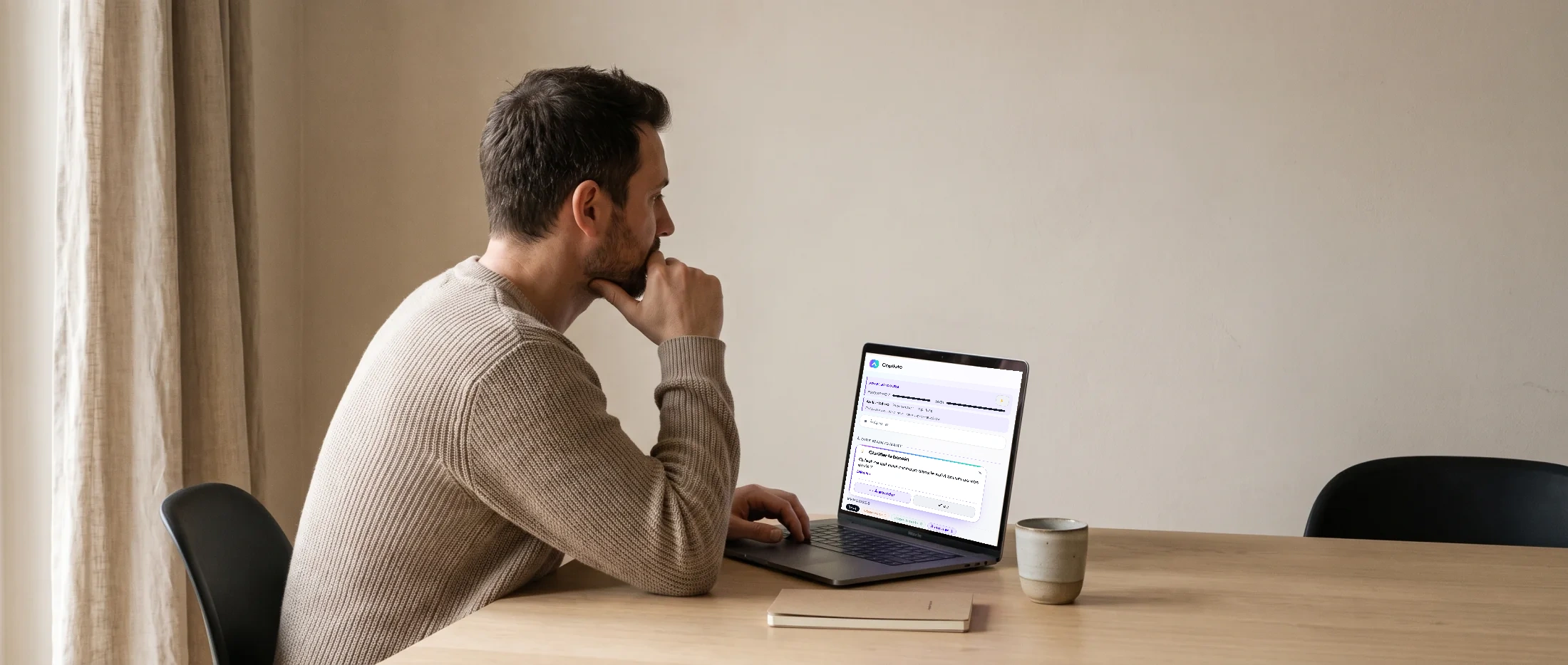 Souffl ouvert dans Chrome pendant un appel
